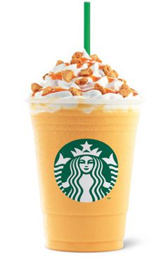 portocale Honeycomb Crunch Frappuccino
