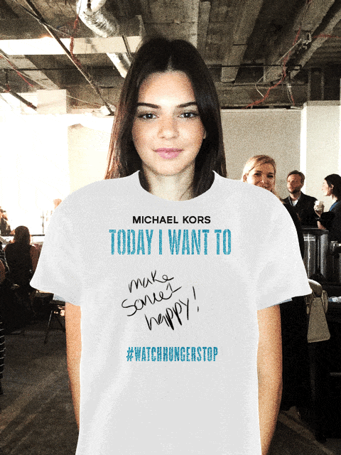 Kendall Jenner Watch Hunger Stop Campaign