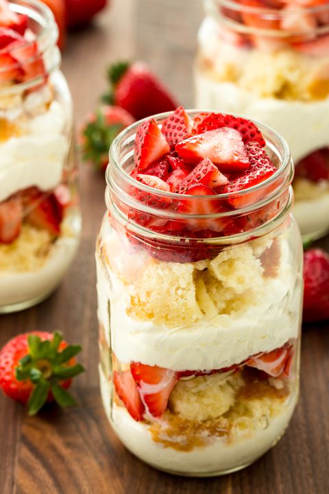 Jordbær Shortcake Trifles Recipe