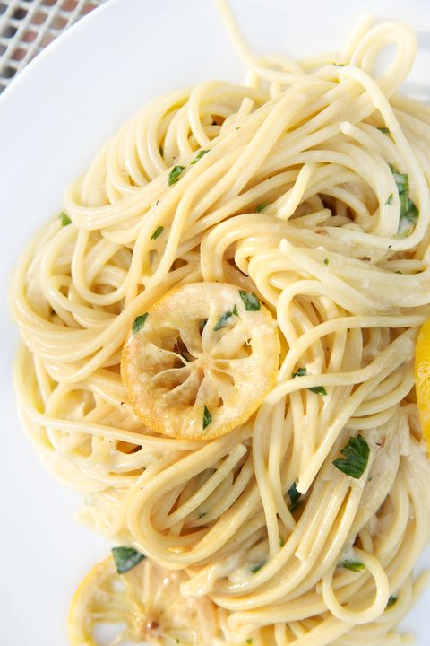 Drie-Cheese Lemon Spaghetti Recipe