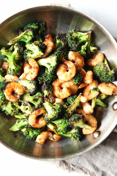 Монголски Shrimp and Broccoli Vertical