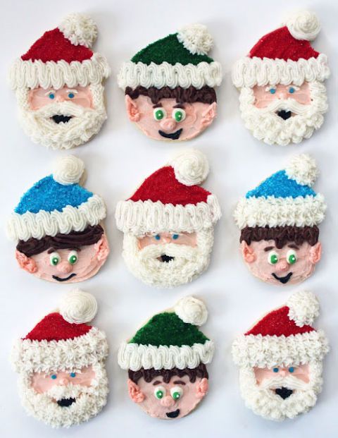 de kerstman & Elf Sugar Cookies