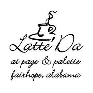 o owners of Page & Palette, a bookstore, can't take credit for writing the name of their store's coffee shop. That honor goes to one of their patrons, a naming contest winner who received a $25 gift certificate to the store. 