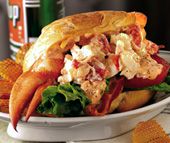 Cum do you improve upon the classic lobster-salad sandwich? Add bacon, lettuce and tomato!