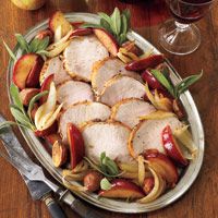 Roast Pork Loin with Apples, Potatoes, and Sage -- GHK 1007