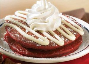 rød Velvet Pancakes IHOP