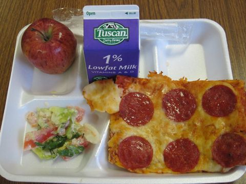 School Pizza Lunch