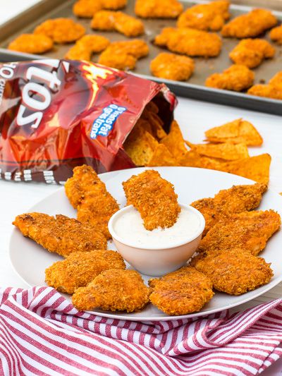 http://www.theblackpeppercorn.com/2013/04/doritos-crusted-chicken-fingers/