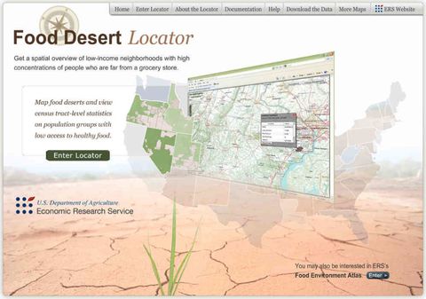 Comida Desert Locator