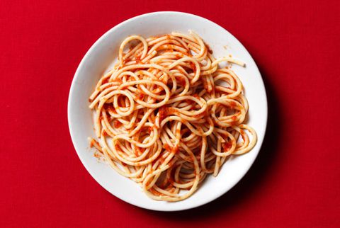 rapid tomato sauce with pasta