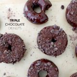 copt triple chocolate donuts