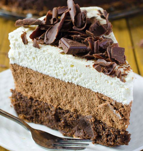 triplu chocolate mousse cake