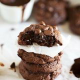 Fierbinte fudge brownie cookies