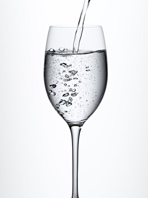 Sparkling Water Bubbles