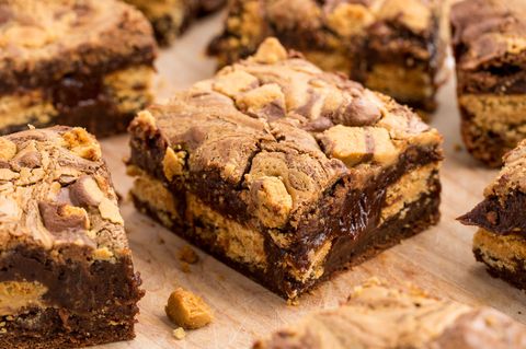 fudgy Peanut Butter Brownies