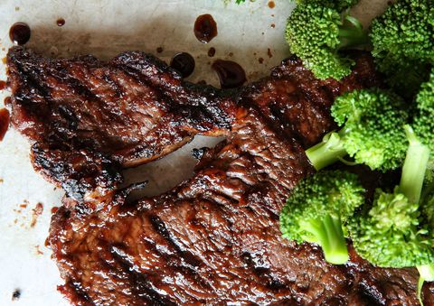 mongolsk Glazed Steak with Broccoli Recipe