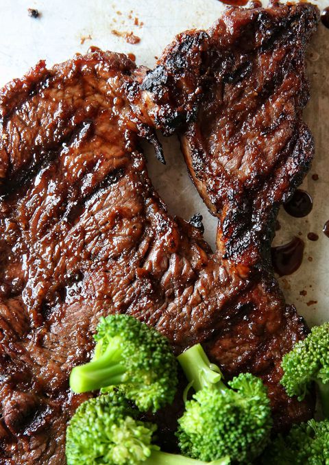 Монголски Glazed Steak with Broccoli Recipe