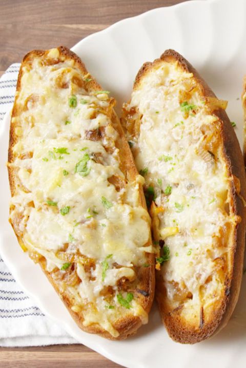 Franceză-ceapa-brânzos-Pâine
