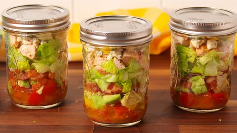 Cobb Salad In A Jar