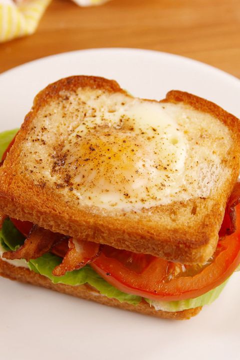 Egg in a Hole BLT Vertical