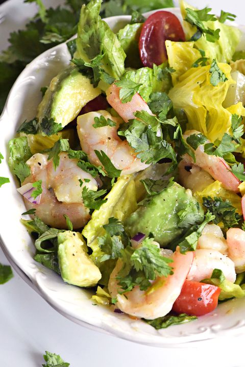 Cilantro-tei Shrimp Salad Vertical