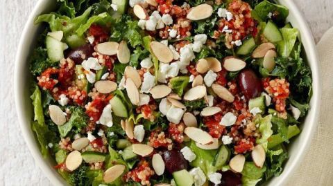 Modern Greek Salad With Quinoa
