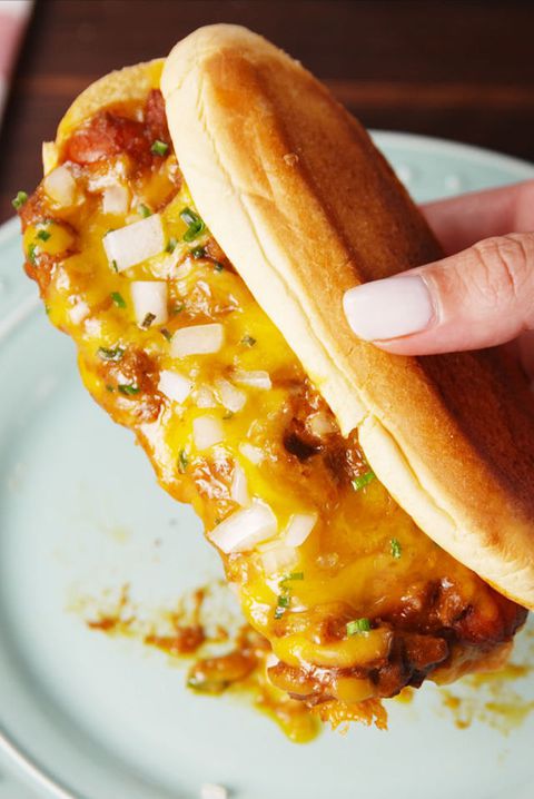 Grilled Chili Cheese Hot Dog
