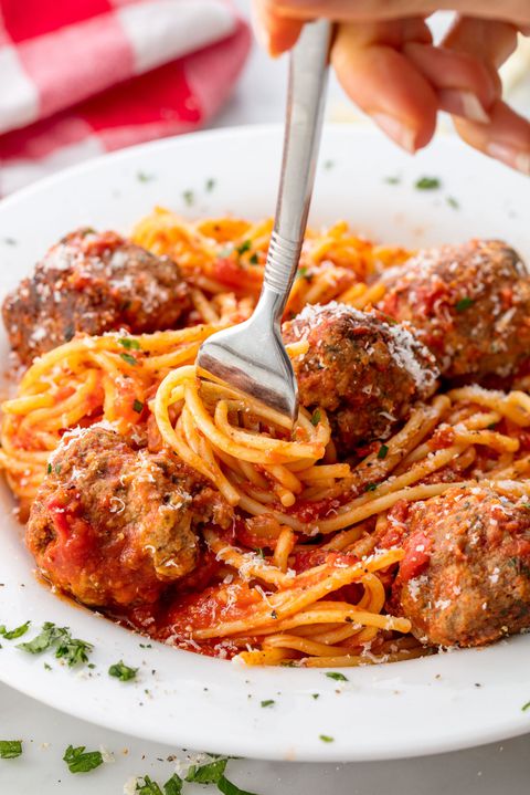 Espaguete and Meatballs Vertical