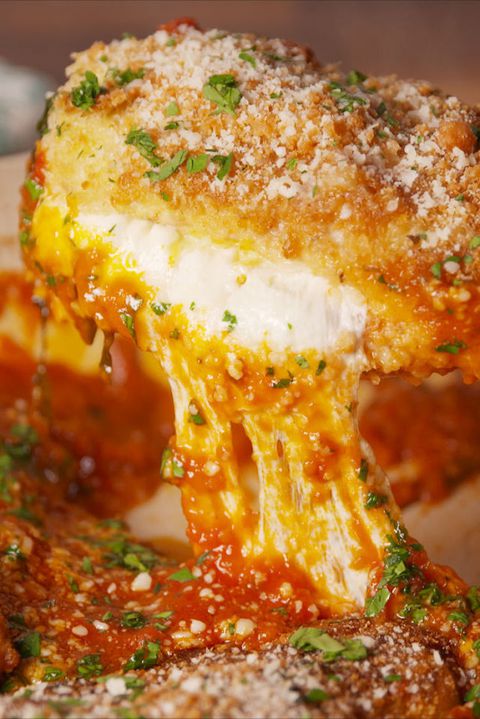 Mozzarella-Stuffed Chicken Parm Vertical