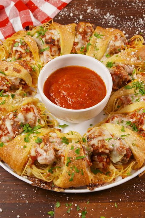 spagetti & Meatball Ring