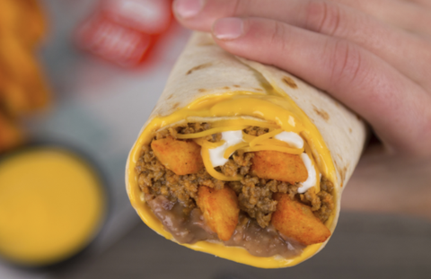 Taco Bell Nacho Fries Burrito
