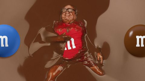 Danny DeVito in M&M's Super Bowl ad