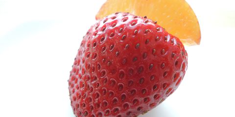 delish - Booze-Infused Fruit - Strawberry, Peach and Champagne Kabobs