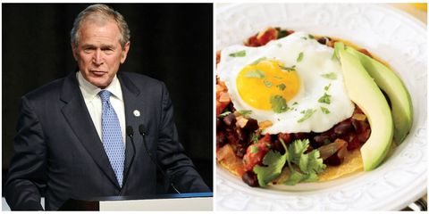 George Bush favorite foods