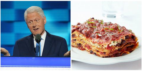 Regning Clinton favorite foods